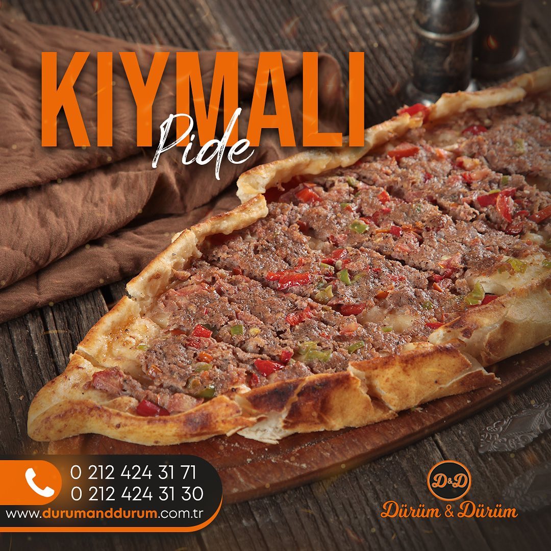 Kıyma Kaşarlı Pide (200 gr.)