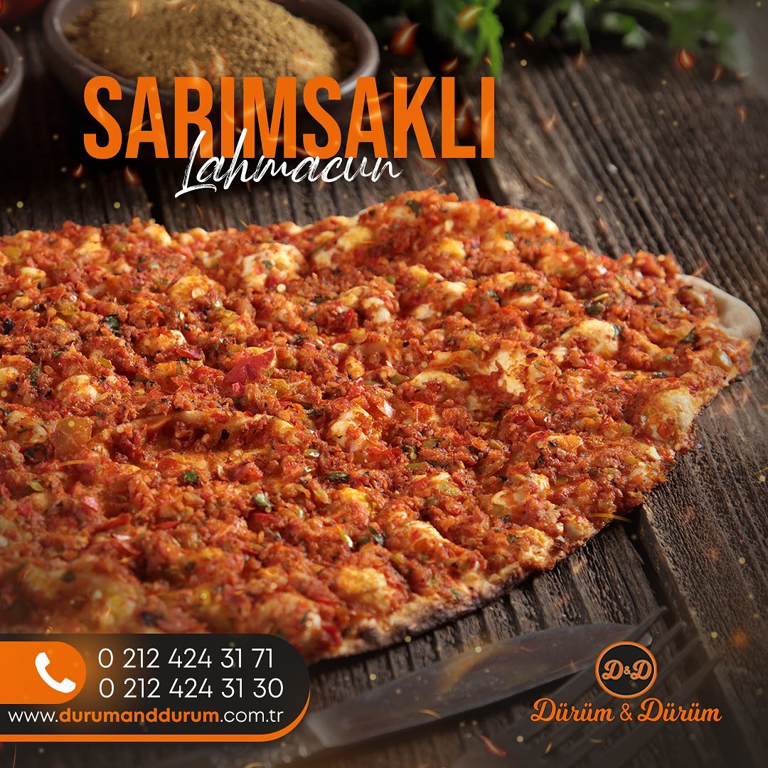 Sarımsaklı Lahmacun 170 gr.
